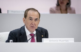 ep archivo   el presidente de mapfre antonio huertas durante una junta general de accionistas de