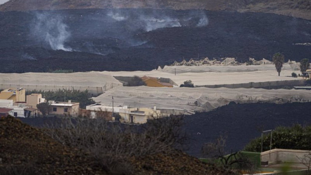 ep archivo   naves afectadas por la lava del volcan de cumbre vieja en la isla de la palma