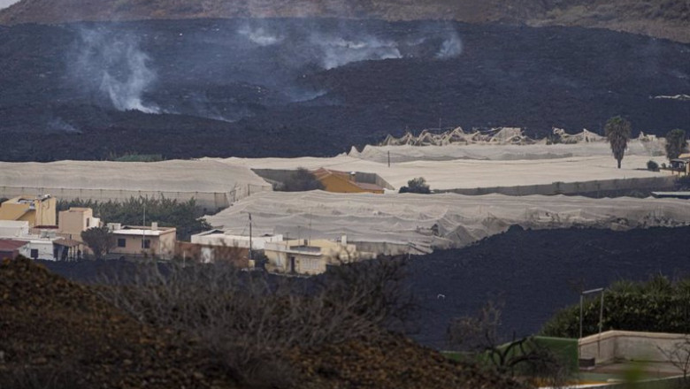 ep archivo naves afectadas por la lava del volcan de cumbre vieja en la isla de la palma ep archivo naves afectadas por la lava del volcan de cumbre vieja en la isla de la palma