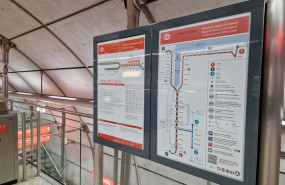 ep archivo   nuevo mapa en las estaciones de metro bilbao que incorpora las conexiones con el