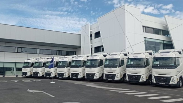 ep camiones volvo fh aero de la flota de logista