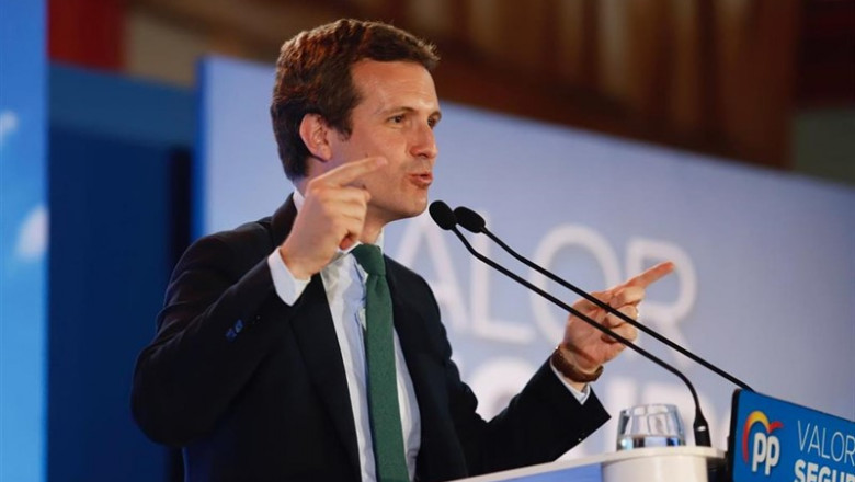 Pablo Casado. | Álex Zea - Europa Press ep candidatoppla presidenciagobierno pablo casado participaun acto publicomalaga