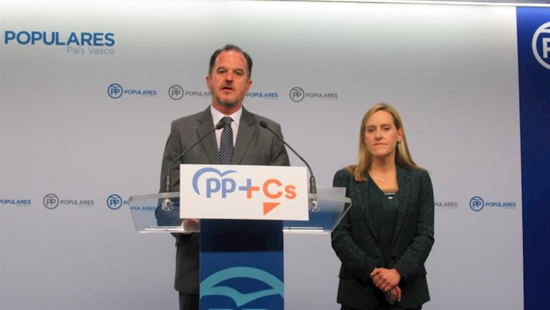 Carlos Iturgaiz y Amaya Fernández (PP) | EUROPA PRESS ep carlos iturgaiz y amaya fernandez pp