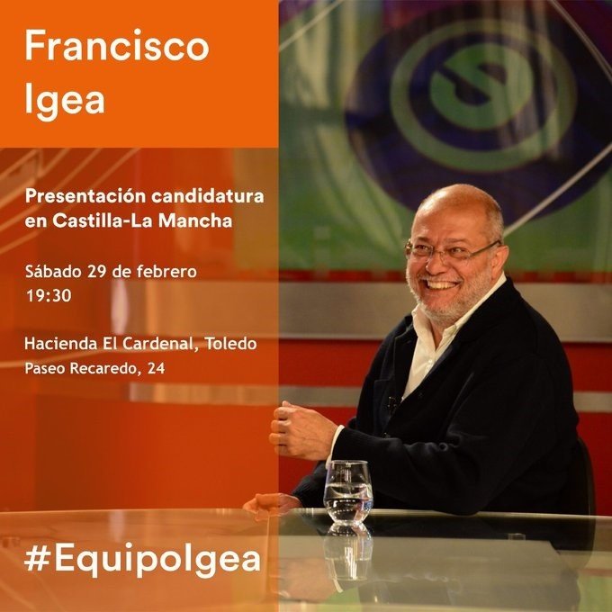 Cartel acto de Igea en Toledo | CIUDADANOS ERES TÚ ep cartel acto de igea en toledo