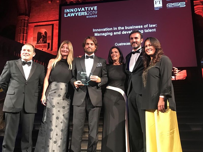 ep cuatrecasas recibe el premio a la firma mas innovadora de europa continental de ft