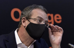 ep el consejero delegado de orange espana jean franois fallacher lidera la rueda de prensa del