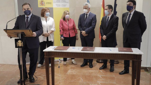 ep el ministro de transportes movilidad y agenda urbana jose luis abalos este jueves en alicante