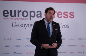 ep el ministro de transportes y movilidad sostenible oscar puente durante un desayuno informativo de