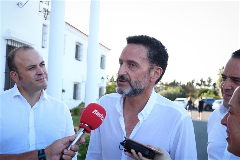 ep el portavoz adjunto de cs en el congreso edmundo bal atiende a los medios en lepe huelva