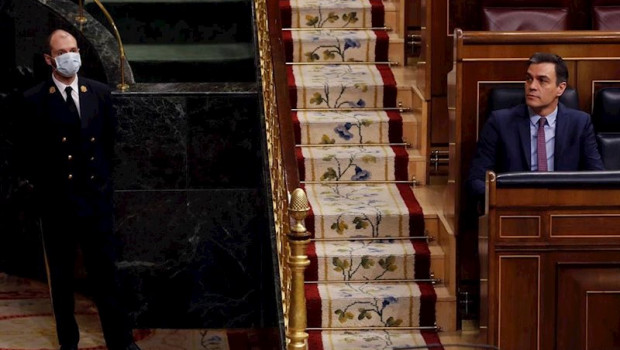 ep el presidente del gobierno pedro sanchez durante la primera sesion de control al ejecutivo