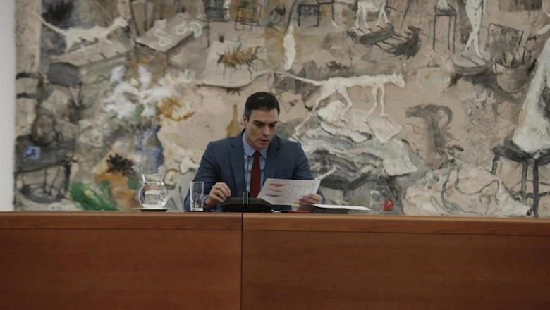 ep el presidente del gobierno pedro sanchez preside la reunion del comite tecnico de gestion del