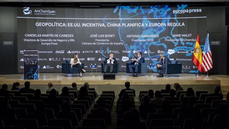 ep encuentro informativo de la amcham global trends 2024 en el auditorio el beatriz a 11 de junio de