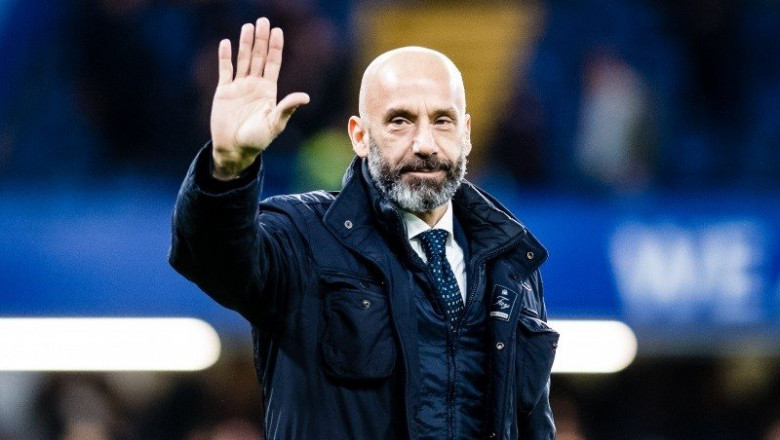 Gianluca Vialli saluda a la gente | SEBASTIAN FREJ / PROSPORTSIMAGES - Archivo ep gianluca vialli saluda a la gente