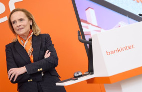 ep la consejera delegada de bankinter gloria ortiz durante una rueda de prensa para presentar los