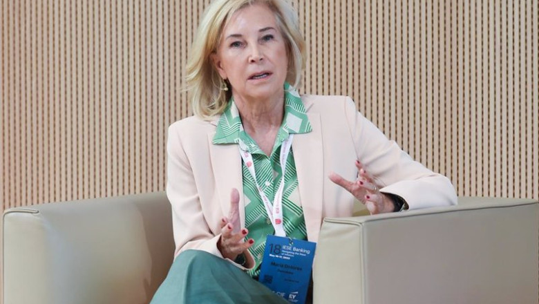 ep la consejera delegada de bankinter maria dolores dancausa durante la segunda jornada del 18 ep la consejera delegada de bankinter maria dolores dancausa durante la segunda jornada del 18