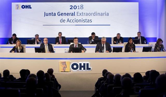 OHL reduce en un 98% sus pérdidas del primer semestre, hasta los 15,3 millones