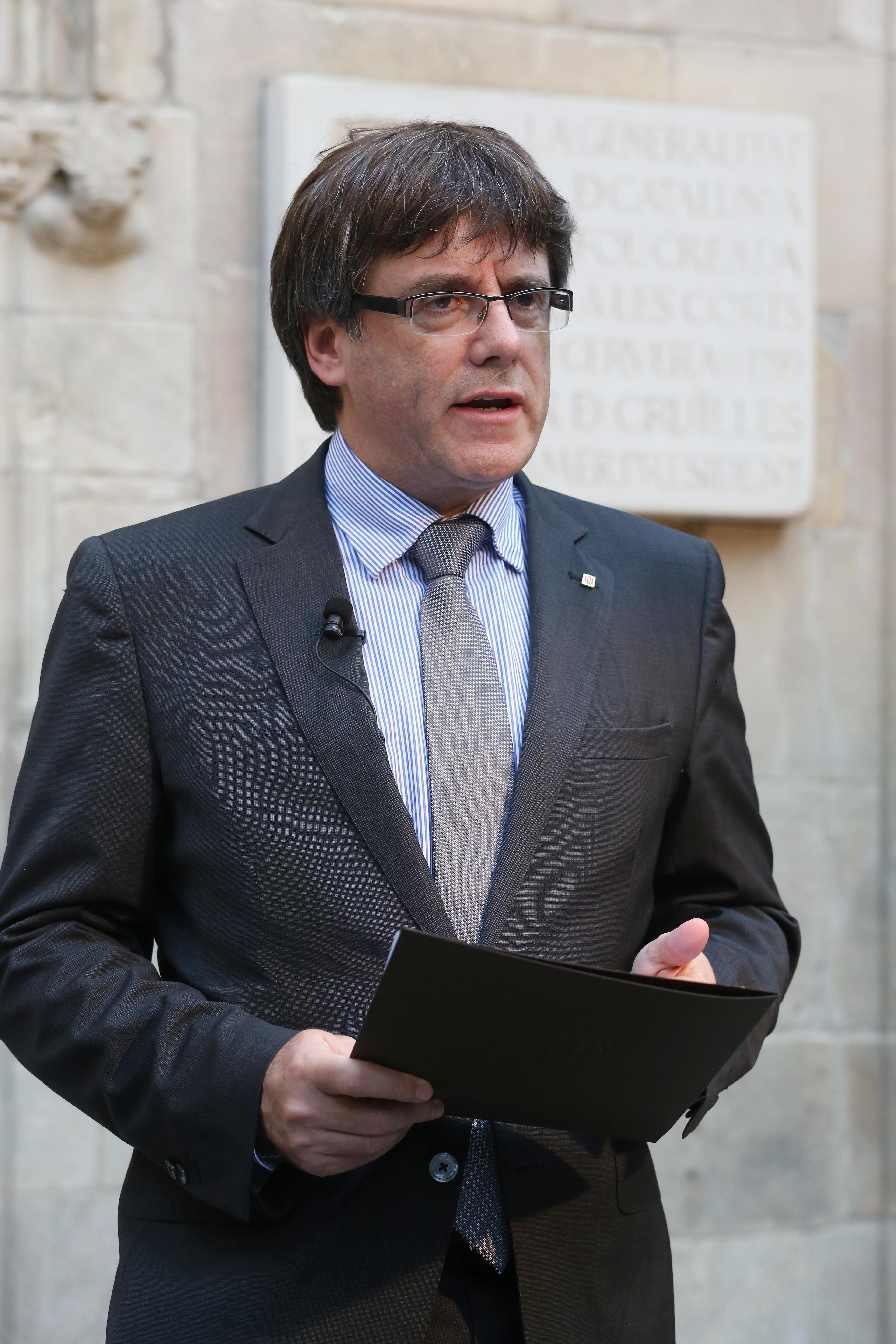 El presidente de la Generalitat, Carles Puigdemont | GOVERN ep presidentela generalitat carles puigdemont 20170921213203