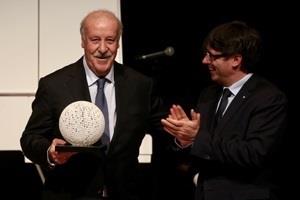 Puigdemont y Vicente del Bosque | GENERALITAT DE CATALUNYA ep puigdemontvicentebosque