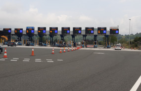 etc toll plaza zarautz highway ap 8 basque country spain ktc8063 