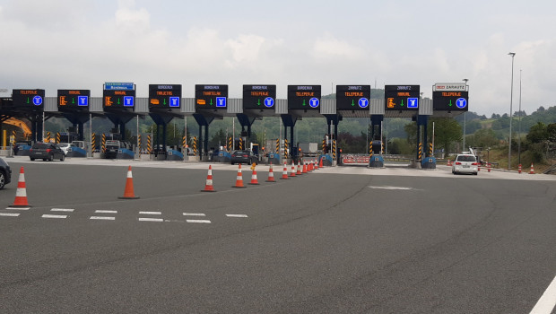 etc toll plaza zarautz highway ap 8 basque country spain ktc8063 