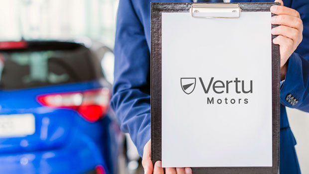 dl vertu motors aim vehicle car retailer seller sales retail motoring caryard logo