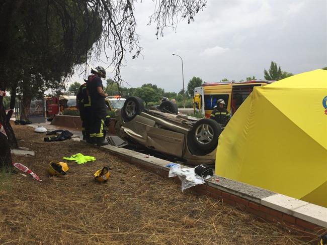Accidente de tráfico en la A6 km 6,500 | AYUNTAMIENTO DE MADRID ep accidentetraficola a6 km 6500