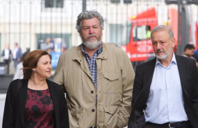 ep archivo   i d los diputados de podemos pilar garrido juan lopez de uralde y roberto uriarte se