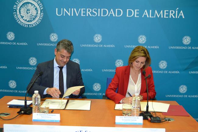 Cospedal firma un convenio con la Universidad de Almería | EUROPA PRESS ep cospedal firmaconveniola universidadalmeria