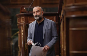 ep el diputado del bng en el congreso nestor rego tras una intervencion en una sesion plenaria del