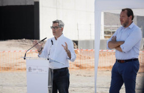 ep el ministro de la presidencia justicia y relaciones con las cortes felix bolanos en nijar almeria