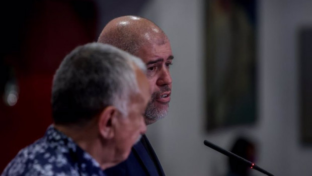 ep el secretario general de comisiones obreras ccoo unai sordo al fondo y el lider de ugt pepe