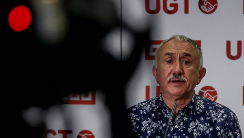 El secretario general de la Unión General de Trabajadores (UGT), Pepe Álvarez | Ricardo Rubio - Europa Press ep el secretario general de la union general de trabajadores ugt pepe alvarez