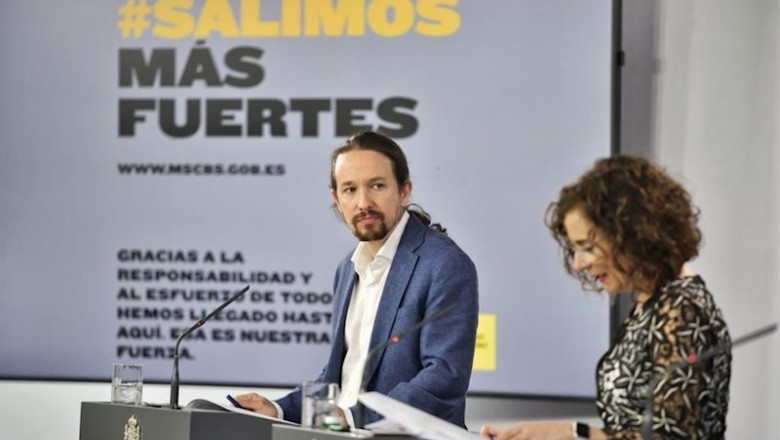 ep el vicepresidente segundo pablo iglesias y la portavoz del gobierno maria jesus montero ep el vicepresidente segundo pablo iglesias y la portavoz del gobierno maria jesus montero