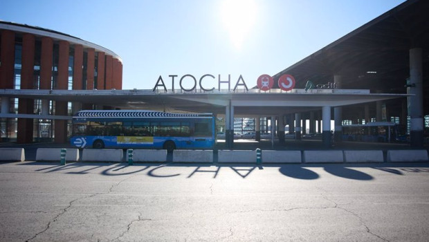ep exterior de la estacion de puerta de atocha almudena grandes a 7 de enero de 2024 en madrid