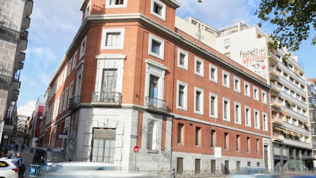 ep fachada del edificio de la ingobernable tras el desalojo por parte de la policia municipal con un