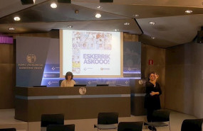 ep la consejera de salud nekane murga en rueda de prensa en bilbao