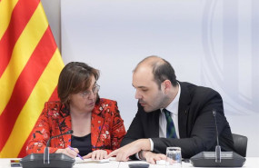 ep la consellera de territorio de la generalitat silvia paneque y el conseller de la presidencia