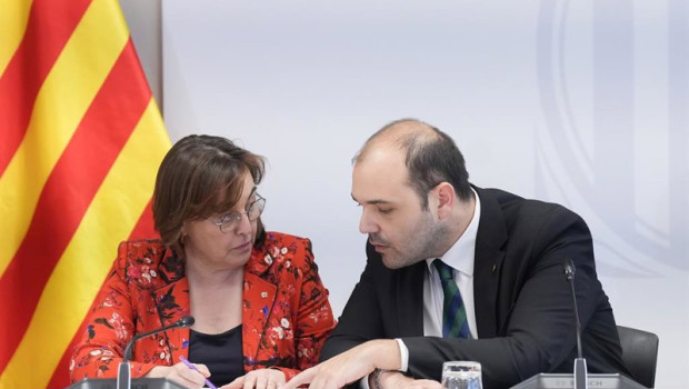 ep la consellera de territorio de la generalitat silvia paneque y el conseller de la presidencia