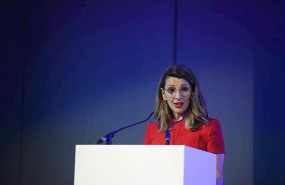 ep la ministra de trabajo y economia laboral yolanda diaz en un acro del 5 de marzo de 2020