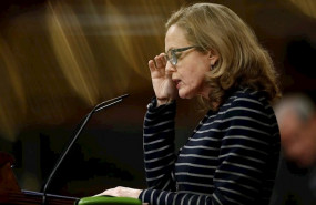 ep la vicepresidenta de asuntos economicos nadia calvino durante el pleno celebrado este miercoles ep la vicepresidenta de asuntos economicos nadia calvino durante el pleno celebrado este miercoles