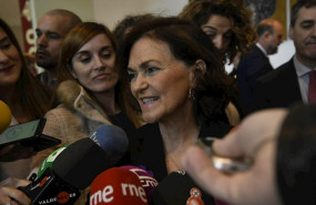 ep la vicepresidenta del gobierno carmen calvo en el acto del dia de la mujer en ciudad real