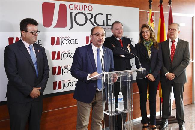 Lambán, en su visita a las instalaciones | GOBIERNO DE ARAGÓN ep lamban envisitalas instalaciones