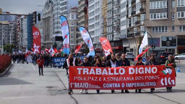 ep manifestacion en el primero de mayo convocada por la cig ep manifestacion en el primero de mayo convocada por la cig
