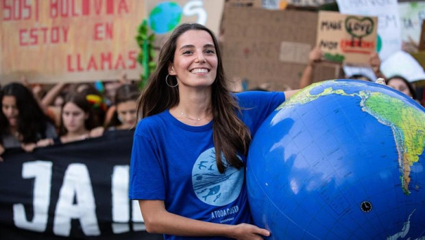ep manifestacion por la emergencia climatica en barcelona bajo el titulo el problema no es el