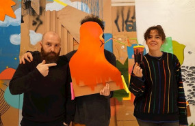 ep mcdonalds convierte en obras de arte el carton reciclado empleado para presentar su estrategia de