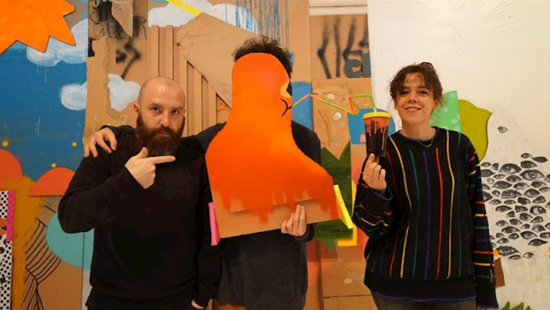 ep mcdonalds convierte en obras de arte el carton reciclado empleado para presentar su estrategia de