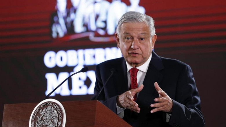 Andrés Manuel López Obrador intenta rebajar las tensiones con EEUU | Arturo Monroy/NOTIMEX/dpa ep obrador daily press conference in mexico city