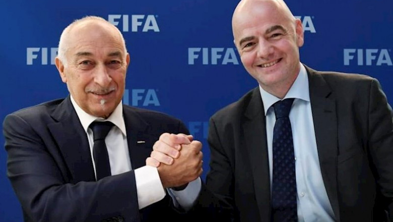 Philippe Piat (FIFPRO) y Gianni Infantino (FIFA) | FIFA ep philippe piat fifpro y gianni infantino fifa