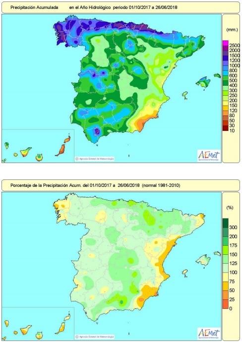 ep precipitaciones acumuladasespana26junio
