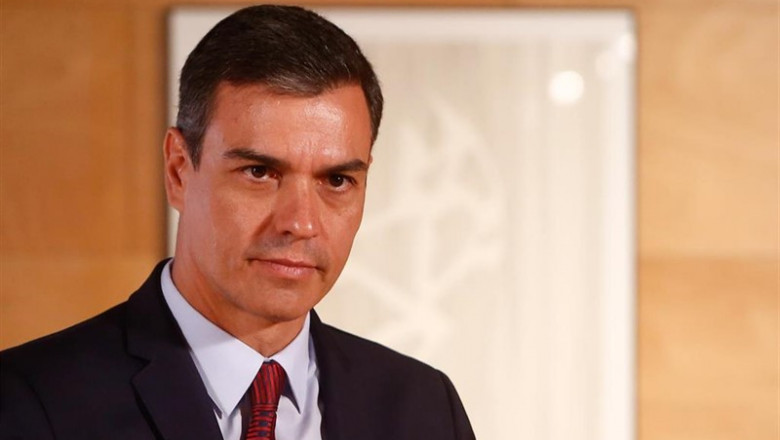 El presidente del Gobierno en funciones, Pedro Sánchez | Ricardo Rubio - Europa Press ep presidentegobiernofunciones pedro sanchez durantereunionsecretario generalunidas podemos pablo iglesias de carala sesioninvestiduracomienza22julio